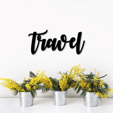 Metal Travel Sign